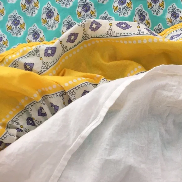 NWOT J Crew SZ Blockprints cotton tie top midi dress M - Picture 11 of 12